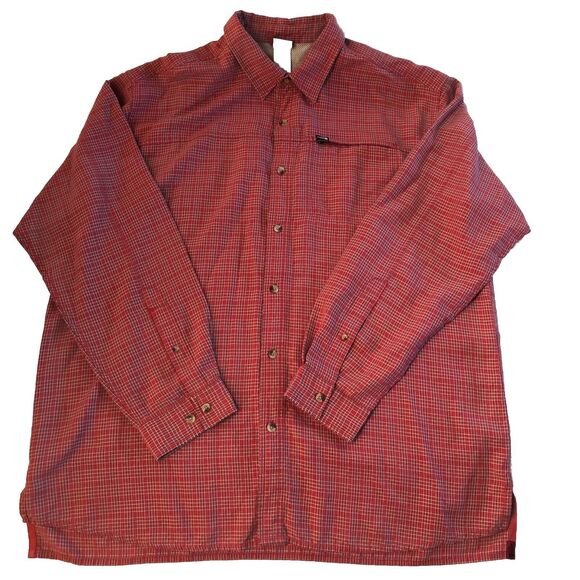 The North Face Shirt Mens Plaid Long Sleeve Casual Button Up Shirt Size XXL - Picture 1 of 15